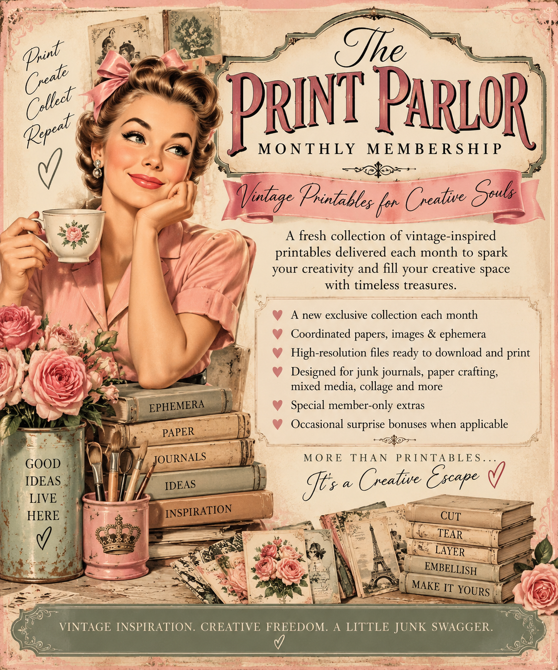 Print Parlor Monthly Membership