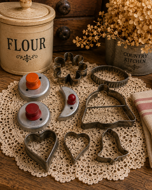Vintage Cookie Cutters | Farmhouse Baking Decor | Choose Your Favorite Shape